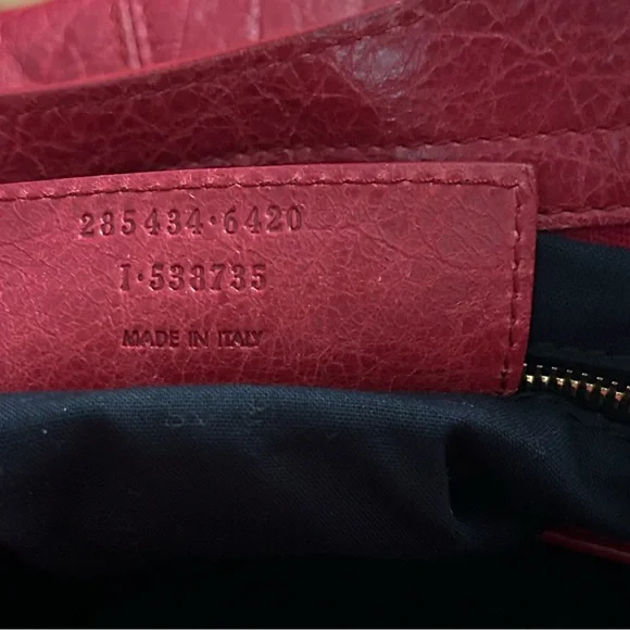 Balenciaga Town Crossbody Bag Red - Picture 7 of 9